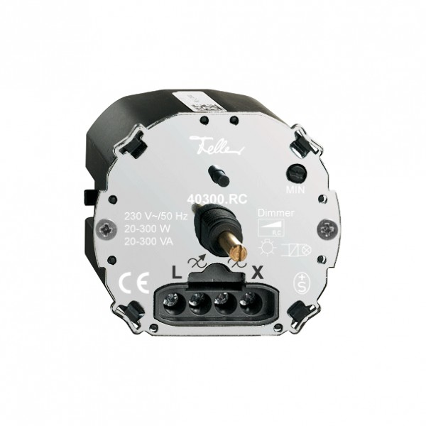 Dreh-Dimmer R,C 20-300W/VA / Einsatz ohne Befestigungsplatte BSE