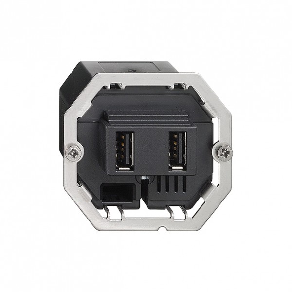 USB-Ladesteckdose 2x1050mA / Einsatz ohne Befestigungsplatte BSE