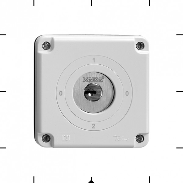Schlüssel-Schalter Sch 2/1 L / Einsatz für Kombi (NUPU.CO)