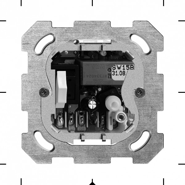 Raumthermostat / Einsatz mit Befestigungsplatte BSM