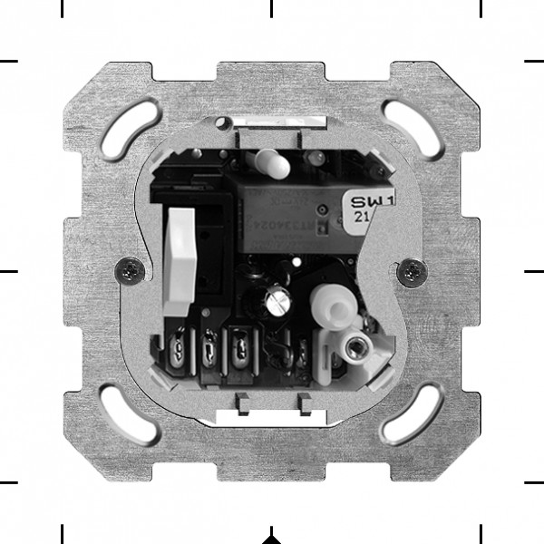 Raumthermostat / Einsatz mit Befestigungsplatte BSM